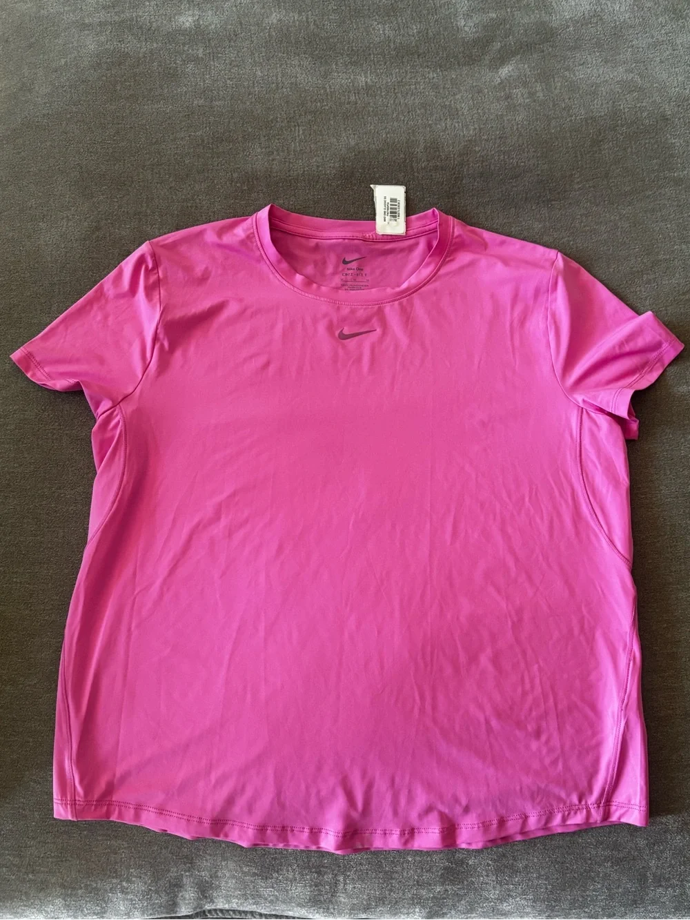 Nike Women's Pink Dri-FIT Short Sleeve Tee